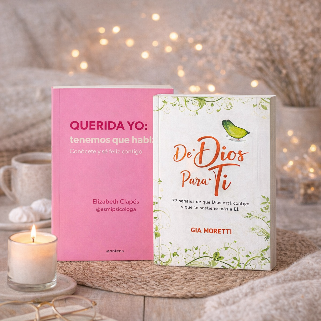 2 libros de amor propio: De Dios para ti y Querida yo