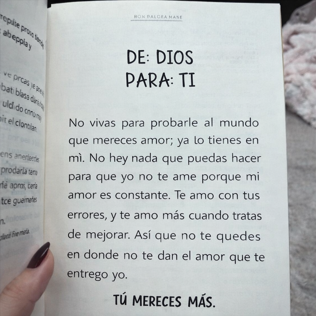 2 libros de amor propio: De Dios para ti y Querida yo