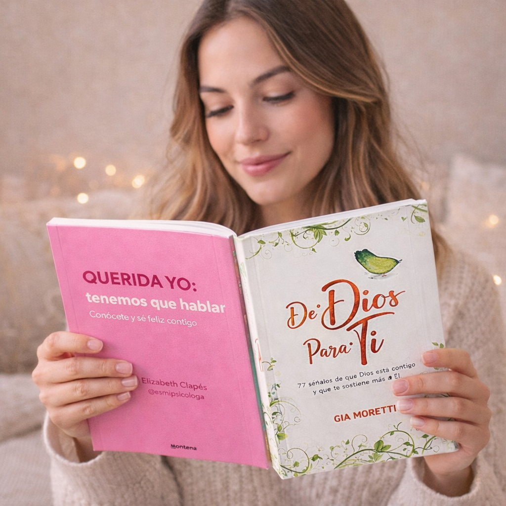 2 libros de amor propio: De Dios para ti y Querida yo